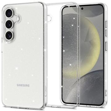 Samsung Galaxy S25 Tech-Protect FlexAir Glitter TPU-deksel - Gjennomsiktig