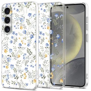 Samsung Galaxy S25 Tech-Protect FlexAir TPU-deksel - Vårblomster