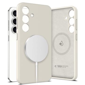 Samsung Galaxy S25 Tech-Protect flytende silikon-deksel - MagSafe-kompatibel