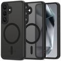 Samsung Galaxy S25 Tech-Protect MagCam-deksel - MagSafe-kompatibel - matt svart