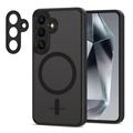 Samsung Galaxy S25 Tech-Protect MagCam-deksel - MagSafe-kompatibel - matt svart