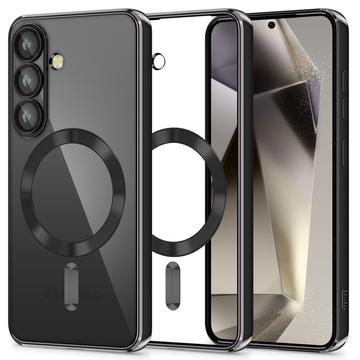 Samsung Galaxy S25 Tech-Protect MagFlex-deksel - MagSafe-kompatibelt - klar / svart