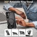 Samsung Galaxy S25 Tech-Protect MagRing MagSafe-deksel - matt svart