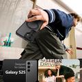 Samsung Galaxy S25 Tech-Protect MagRing MagSafe-deksel - matt svart