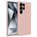 Samsung Galaxy S25 Ultra Biologisk Nedbrytbart Deksel - Rosa