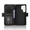 Samsung Galaxy S25 Ultra Kortholder Lommebokveske - Svart