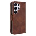 Samsung Galaxy S25 Ultra Kortholder Lommebokveske - brun