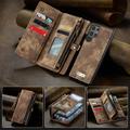 Samsung Galaxy S25 Ultra Caseme 008 2-i-1 Multifunksjonell Lommebok-deksel - Brun