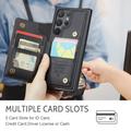 Samsung Galaxy S25 Ultra Caseme C22 etui RFID-kortlommebok - Svart