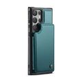 Samsung Galaxy S25 Ultra Caseme C22-etui RFID-kortlommebok - grønn