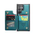 Samsung Galaxy S25 Ultra Caseme C22-etui RFID-kortlommebok - grønn