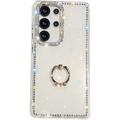Samsung Galaxy S25 Ultra CrystalGlow Hybrid-deksel med ringholder