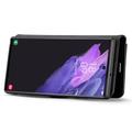Samsung Galaxy S25 Ultra DG.Ming 2-i-1 Avtakbart Lommebok-deksel I Lær - Svart