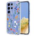 Samsung Galaxy S25 Ultra TPU-deksel med blomstermønster