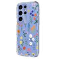 Samsung Galaxy S25 Ultra TPU-deksel med blomstermønster