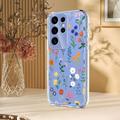 Samsung Galaxy S25 Ultra TPU-deksel med blomstermønster