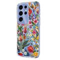 Samsung Galaxy S25 Ultra TPU-deksel med blomstermønster - Liljer