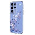 Samsung Galaxy S25 Ultra TPU-deksel med blomstermønster - Lilla