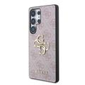 Samsung Galaxy S25 Ultra Guess 4G Big Metal Logo Hybrid-deksel - Rosa