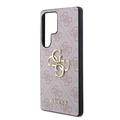 Samsung Galaxy S25 Ultra Guess 4G Big Metal Logo Hybrid-deksel - Rosa