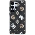 Samsung Galaxy S25 Ultra Guess 4G Printed Colored Peony Pattern MagSafe-deksel - svart