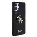 Samsung Galaxy S25 Ultra Guess Fixed Glitter 4G Metal Logo Deksel - Svart