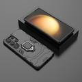 Samsung Galaxy S25 Ultra Hybrid-deksel med Ringholder - Svart