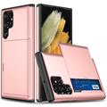 Samsung Galaxy S25 Ultra Hybrid-deksel med Skyvekortspor