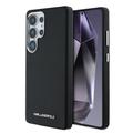 Samsung Galaxy S25 Ultra Karl Lagerfeld Saffiano Metal Logo Deksel - Svart