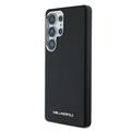 Samsung Galaxy S25 Ultra Karl Lagerfeld Saffiano Metal Logo Deksel - Svart