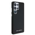 Samsung Galaxy S25 Ultra Karl Lagerfeld Saffiano Metal Logo Deksel - Svart