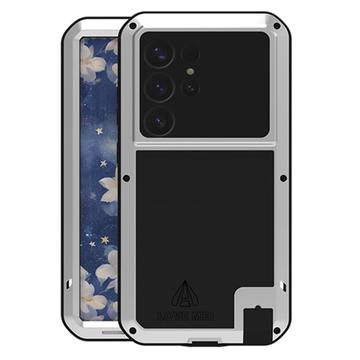 Samsung Galaxy S25 Ultra Love Mei Powerful Hybrid-deksel - Sølv