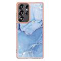 Samsung Galaxy S25 Ultra Marble Pattern Electroplated IMD TPU-deksel