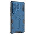 Samsung Galaxy S25 Ultra Nillkin CamShield Armor Prop Hybrid-deksel - MagSafe-kompatibel - Blå