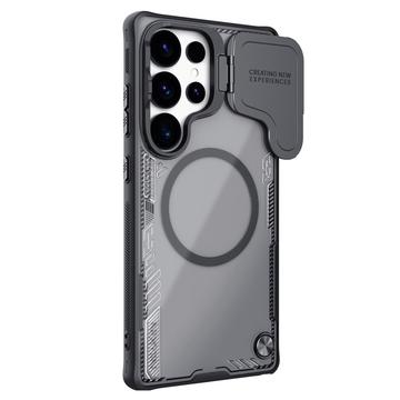 Samsung Galaxy S25 Ultra Nillkin IceBlade Prop Magnetisk-deksel - MagSafe-kompatibel, skyvbart linselokk - Svart
