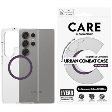 Samsung Galaxy S25 Ultra PanzerGlass Care Urban Combat-deksel - MagSafe-kompatibel - Plomme
