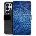 Samsung Galaxy S25 Ultra Premium Lommebok-deksel - Lær