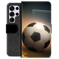 Samsung Galaxy S25 Ultra Premium Lommebok-deksel - Fotball