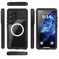 Samsung Galaxy S25 Ultra Redpepper IP68 magnetisk vanntett etui - svart