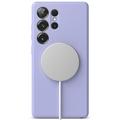 Samsung Galaxy S25 Ultra Ringke Liquid Silicone MagSafe Deksel - Lavendel