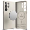 Samsung Galaxy S25 Ultra Ringke Liquid Silicone MagSafe Deksel - Stein