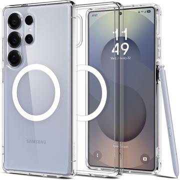 Samsung Galaxy S25 Ultra Spigen Ultra Hybrid Mag Deksel - Hvit / Klar
