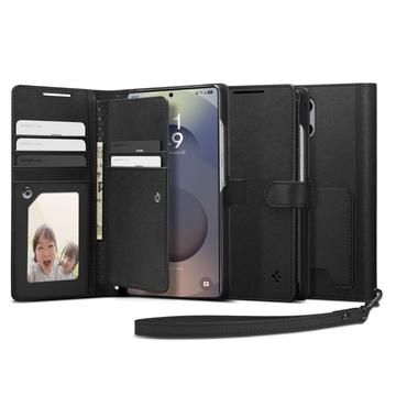 Samsung Galaxy S25 Ultra Spigen Wallet S-etui - Svart