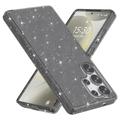 Samsung Galaxy S25 Ultra Stylish Glitter Series Hybrid-deksel - Svart