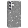 Samsung Galaxy S25 Ultra Stylish Glitter Series Hybrid-deksel - Svart