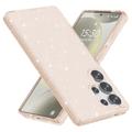 Samsung Galaxy S25 Ultra Stylish Glitter Series Hybrid-deksel - Gull