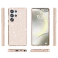 Samsung Galaxy S25 Ultra Stylish Glitter Series Hybrid-deksel - Gull