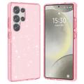 Samsung Galaxy S25 Ultra Stylish Glitter Series Hybrid-deksel - Rosa