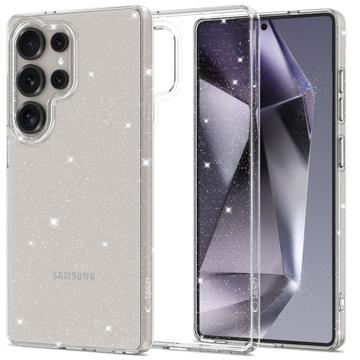 Samsung Galaxy S25 Ultra Tech-Protect FlexAir Glitter TPU-deksel - Gjennomsiktig