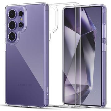 Samsung Galaxy S25 Ultra Tech-Protect Flexair Hybrid-deksel - Gjennomsiktig
